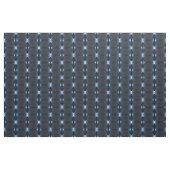 Black Blue White Abstract Geometric Pattern Fabric Stof (Yard (91,4 cm))