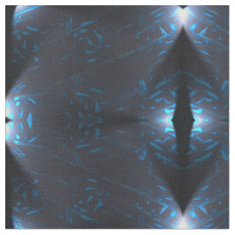 Black Blue White Abstract Geometric Pattern Fabric Stof