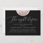 Black & Blush Moon | hemels repetitiediner Kaart (Voorkant)