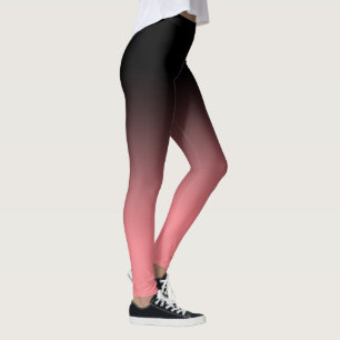 Black Blush Ombre-Leggings Leggings