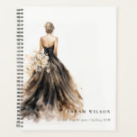 Black Blush Waterverf Trouwjurk Vrijgezellenfeest Planner<br><div class="desc">Als u nog meer aanpassingen nodig hebt,  kunt u mij op yellowfebstudio@gmail.com vrij klikken.</div>