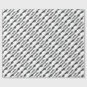 BLack BMW Cadeaupapier (Vlak)