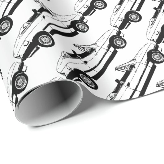 BLack BMW Cadeaupapier (Rol Hoek)