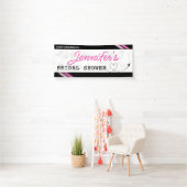 Black Boarding Pass-Vrijgezellenfeest Spandoek (Insitu)