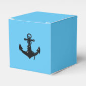Black Boat Anchor Bedankdoosjes (Voorkant Zijde)