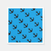 Black Boat Anchor Servet (Voorkant)