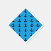 Black Boat Anchor Servet (Hoek)