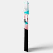 Black Bokeh Persoonlijke monogram Iphone Case-Mate iPhone Case (Achterkant / Rechts)