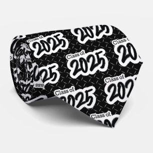 Black Bold Brush Klasse van 2025 Stropdas