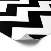 Black Bold Chevron Poster (Hoek)
