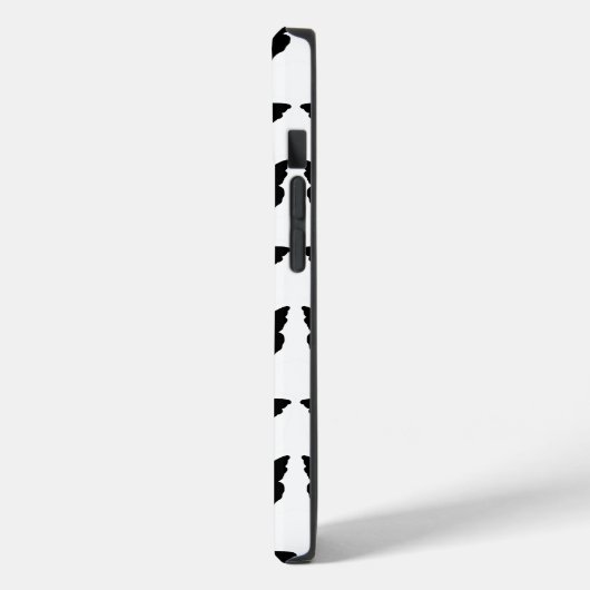 Black Bold Mod Butterflies Case-Mate iPhone Case (Achterkant / Links)