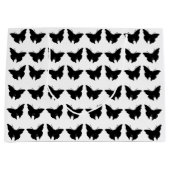 Black Bold Mod Butterflies Large Cadeautasje (Voorkant)