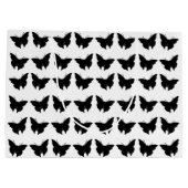 Black Bold Mod Butterflies Large Cadeautasje (Achterkant)