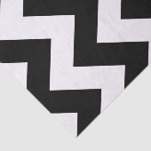 Black Bold Mod Chevron Tissuepapier (Detail)