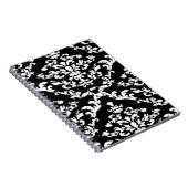 Black Bold Mod Damask Notitieboek (Rechterzijde)