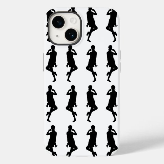 Black Bold Mod GoGo Girls Case-Mate iPhone Case (Achterkant)