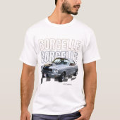 Black Bold Retro Car T-Shirt (Voorkant)