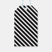 Black Bold Script Wedding Bedankt Gift Label Cadeaulabel (Achterkant)