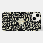 Black Bone Inlay-telefoontas Case-Mate iPhone Case (Achterkant (horizontaal))