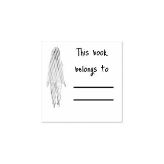 Black Book Lover Persoonlijke Bibliotheek Boek Sta Rubberstempel