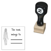 Black Book Lover Persoonlijke Bibliotheek Boek Sta Rubberstempel (Gestempeld)