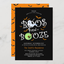 Black Boos & Booze Halloween Party