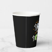 Black Boos & Booze Halloween Party Papieren Bekers (Rechts)
