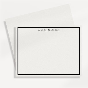 Black Border Elegant briefpapier Kaart