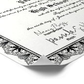 Black Border High School Diploma Replica Poster (Hoek)