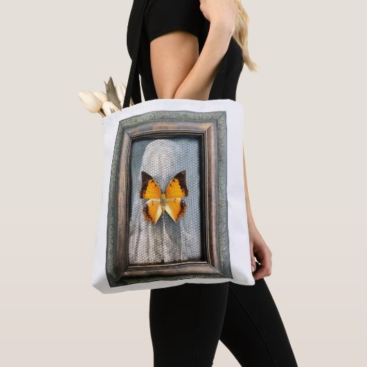 Black-Bordered Charaxes Butterfly Canvas tas (Dichtbij)
