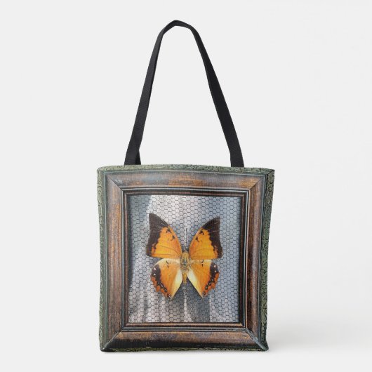 Black-Bordered Charaxes Butterfly Canvas tas (Achterkant)