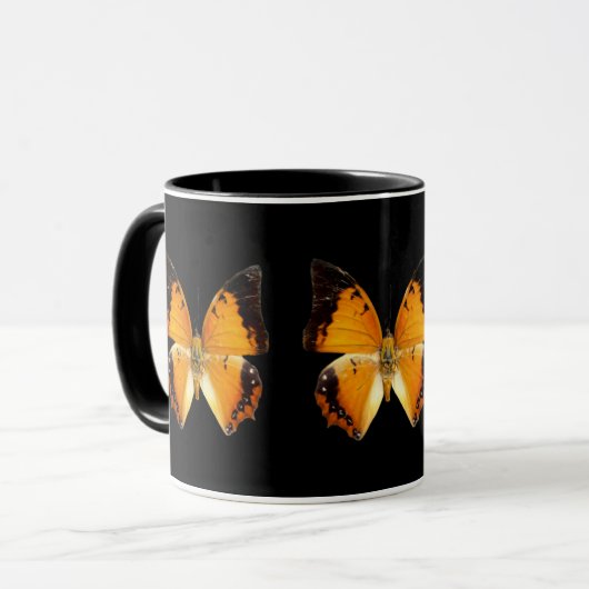 Black-Bordered Charaxes Butterfly Coffee Mok (Voorkant links)