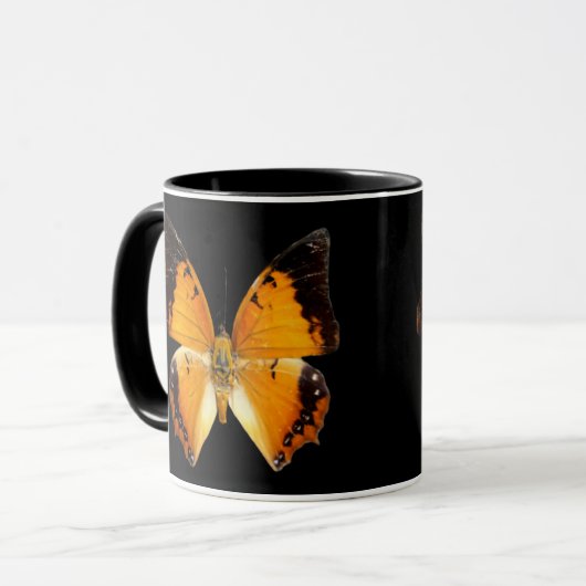 Black-Bordered Charaxes Butterfly Coffee Mok (Voorkant links)