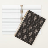 Black | Botanical Snake Personalized Notitieboek (Binnen)