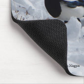 Black Boundky Mountain Magpie mousepad Muismat (Hoek)