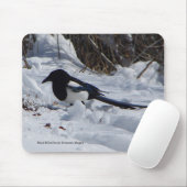 Black Boundky Mountain Magpie mousepad Muismat (Met muis)