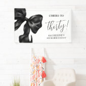 Black Bow 30th 40th 50th Birthday  Spandoek (Insitu)