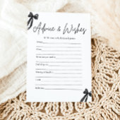 Black Bow Advies en Wishes Vrijgezellenfeest Game Kaart