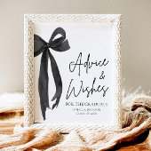 Black Bow Afstudeerder Party Afstuderen advies en Poster