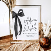 Black Bow Afstudeerder Party Afstuderen advies en Poster