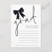 Black Bow Afstudeerder Script Afstuderen Adviezen  Informatiekaartje (Voorkant)