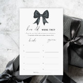 Black Bow Bridal Shower How old were they