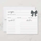 Black Bow bruiloftsreceptie recept (Voorkant)
