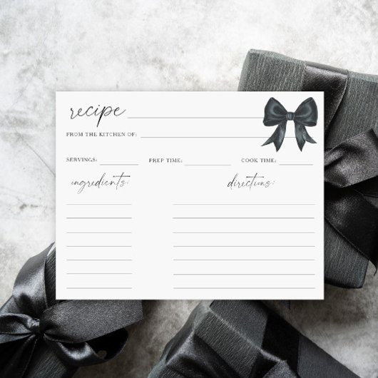 Black Bow bruiloftsreceptie recept