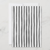 Black Bow Champagne Glass Party Invite Kaart (Achterkant)