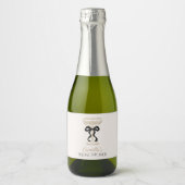 Black Bow Champagne Sparkling Wijnetiket (Voorkant)