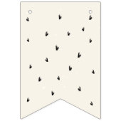 Black Bow Coquette Birthday  Vlaggetjes (Eerste vlag)