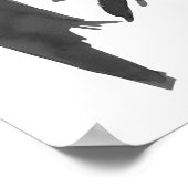 Black Bow Coquette Sweet 16 Verjaardag Welkom Poster (Hoek)