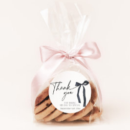 Black Bow Gothic Bruids Favoriet Sticker