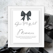 Black Bow Herinneringen met de bruid Poster